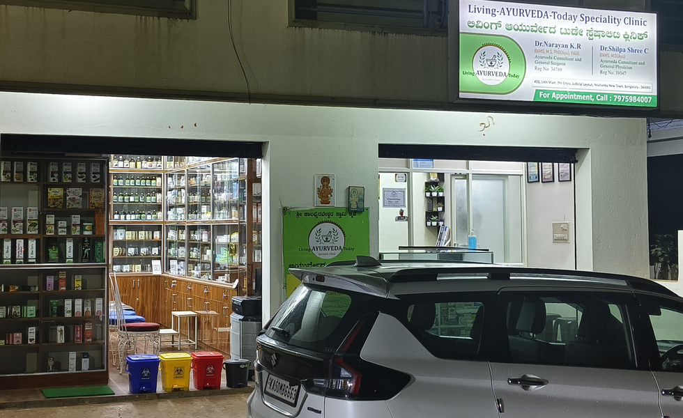 Cover photo of Living-AYURVEDA-Today Speciality Clinic (Dr.Narayan K.R & Dr.Shilpa Shree C)